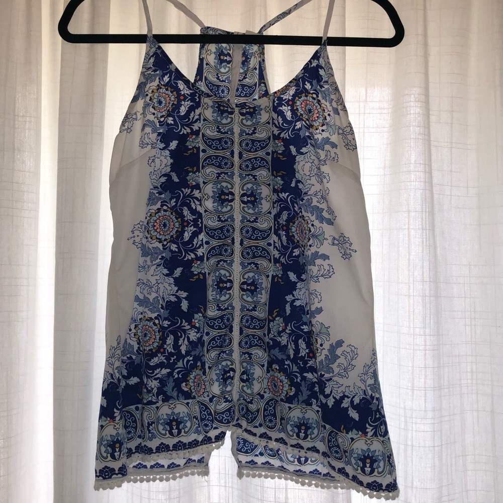 Patterned Tank Top